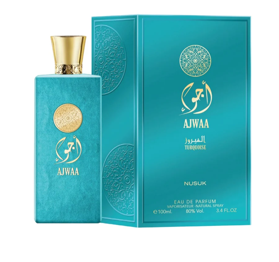 Nusuk Ajwaa Torquoise Perfume For Men